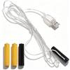 Wiffe Batterie AAA alternative, adattatore di alimentazione per luci a LED, adattatore di eliminazione della batteria AAA (1 AAA)