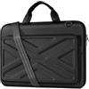 MOSISO 18 Pollici Custodia Rigida Laptop, 18,5 Pollici Borsa Computer Uomo Donna Compatibile con Macbook, HP, Dell, Lenovo, Asus, Notebook, Borsa PC Con Tasca Frontale e Tracolla, Nero