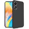 N NEWTOP Cover Compatibile per OPPO A58 4G, Custodia TPU SOFT Gel Silicone Ultra Sottile Flessibile Case Posteriore Protezione Fotocamera Anti Urto Guscio Scocca Colorato Thin (Nero)