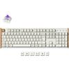 Keychron K10 HE Special Edition White - Tastiera Wireless 100% ISO-IT con Switch Magnetica Gateron Double-Rail, Rapid Trigger, Keycaps PBT, RGB, QMK e Bluetooth 5.2 Bianca