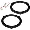 Sound Way - Kit Installazione Autoradio, Supporti Adattatori Altoparlanti 165 mm compatibili con Ford Focus, Fiesta, Kuga, Mondeo, Galaxy, S - KC25