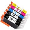 ESMONLINE 5 cartucce XL compatibili per PGI-520/CLI521 PGI520 CLI 521 Canon Pixma iP3600 iP4600 iP4700 MP540 MP550 MP560 MP620 MP630 MP640 MP980 MP990 MX860 MX870.