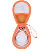 Lebakort Duro Viaggio Caso Custodia per Shokz New OpenRun Pro 2 Mini/Pro 2/OpenRun/OpenSwim/OpenMove Cuffie (Arancione)