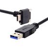 JSER Cavo dati USB 3.1 Type-C angolato a doppia vite con bloccaggio a 90 gradi per fotocamera (5,0 m)