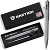 BASTION Penna in metallo Bolt Action in titanio | Inchiostro ricaricabile a scomparsa per ufficio scrittura penna novità | Regalo di lusso leggero