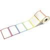 Hebayy 300 etichette nome vuote in 6 colori, con linea perforata, adatte per scuola, ufficio, casa (dimensioni: 8.9 x 5.6 cm).