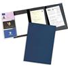 Pubblimania Portadocumenti Auto e Moto a 3 Ante - Porta Libretto Circolazione e Assicurazione con Scomparti Porta Card e Patente, Realizzato in TAM, Made in Italy (Sergè Blu)