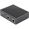 StarTech.com PoE Injector Gigabit Industriale - Alta velocità/alta potenza 90W 802.3bt PoE++ 48V-56VDC Iniettore montabile su guida DIN UPoE/ Adattatore Power Over Ethernet -40C a +75C robusto [POEINJ1G90W]