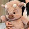 Generico Peluche Che Corre, 45CM Running Highland Cow Peluches Mucche Gigante, Giocattolo Abbraccio Animali di Peluche Mucche Che Corre, Highland Mucches Cuscino di Peluches Animali Grandi, per Bambini Adulti