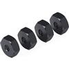 ZHRCFUN Adattatore esagonale da 12-14 mm, 4 pezzi per 1/10 SCX10 TRX4 Slash