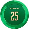 SLOWPLAY Fiches poker in argilla SLOWPLAY Godel, 14 g/40 mm, 50 pz | Composito d'argilla pesante; doppia iniezione, nucleo in ferro; tocco opaco; design minimalista; impila e mescola bene