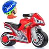 M MOLTO Moto cavalcabile Molto Cross Premium Rossa + Casco Mlt Blu