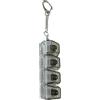 Generico Keyboard Fidget Toy Giocattolo Anti Stress - Ciondolo Tastiera Silenzioso con Luce - Charm Decorativo Borsa - Ideale Per Adolescenti Adulti Programmatori Collezionisti Ufficio Viaggio Casa Conferenza
