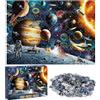 Ledeak Puzzle 1000 Pezzi, Puzzle Adulti Impossibili, Puzzle Paesaggi 1000 Pezzi per Adulti, Puzzle Difficili in Cartone con Immagine Panoramica, Decorazione Domestica (Viaggiatore Spaziale)