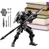 Generico Modello Action Figure - Robot 4x13cm Con Snodi Mobili | Bambola Stampata 3D | Giocattolo Assemblabile ABS Con Struttura Meccanica Completa | Stile Guerriero Mecħa Trasformabile