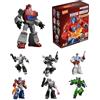 BLOKEES - Transformers - Shining Versione 01: Shining Roll Out - Scatola sorpresa - Da montare - Mini figure Transformers articolata 12 cm - Modello Kit - Licenza ufficiale - Giocattolo per bambini 10
