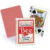 Bee No.92 - Mazzo di carte da gioco singolo, di tipo standard, con retro di colore rosso