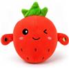 Generico Interactive Music Plush Toy, 2026 New Interactive Fruit Plush Toy, Soft Interactives Banana Toys Dual Mode Play, PP Cotton (Strawberry)