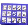 Holzsammlung Set da 15 Rompicapo Metallo, Giochi Rompicapo Gioco Intelligenza, Classico Rompicapi Giocattoli, Giocattolo Educativo Metal IQ Puzzle Rompicapo Regalo per Adulti Bambini Adolescenti