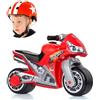 M MOLTO Molto | Moto Corridoio Cross Rosso + Casco Rosso Star | Moto Corre Corridoi per tutti i tipi di Terreni | Giocattoli sicuri e resistenti | Favorisce lo sviluppo sano di bambini e ragazze | + 18 mesi