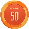 SLOWPLAY Fiches poker in argilla SLOWPLAY Godel, 14 g/40 mm, 50 pz | Composito d'argilla pesante; doppia iniezione, nucleo in ferro; tocco opaco; design minimalista; impila e mescola bene
