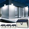 Giliwosy Lampade Solari Esterne 4 Pezzi, Sensore Movimento IP65, 3 Modalità | Luce Solare LED Estern alta Efficienza 1200mAh, Installazione Wireless, ABS Impermeabile, Sensore Crepuscolare per Giardino