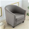 seokor 2 Pezzi Copripoltrona 1 Posto Chesterfield Elasticizzato Universale Rimovibile Copertura Poltrona Cocktail Premium Fodera Poltrona Chesterfield Tub Chair Copripoltrona(A6)