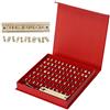FUMENG Timbratura Numero di Cuoio alfabeti Simboli Carattere Timbro Stampo Stampo stampaggio stampaggio Ottone Stampo in goffratura,Set Meal c,Font2