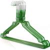Hangerworld 25 Grucce Appendiabiti 40cm in Metallo Colorato Verde Salvaspazio per Casa e Lavanderia