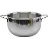 inoxriv CASSERUOLA River 2M CM.26 LT.7 ACCIAO 18 Inossidabile, Anthracite, One Size