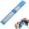 Coopay Set di 5 Ferri da Maglia 3,0mm a Doppia Punta, Lunghezza 15cm Ferri da Maglia in Acciaio Inossidabile per Calzini, Sciarpe, Cappelli, Maglioni, per Principianti & Professionisti