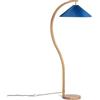 LEDKIA LIGHTING LEDKIA Lampada da Terra Legno Luanda Azzurro Scuro