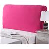 ZCXRYFL Elastica Copertura Per Testiera Per Letto Imbottito/Legno/Pelle Copri Testata Del Letto Matrimoniale Singolo Rettangolare/Leggermente Stondata Fodera Testiera Letto Pro(Lunghezza:90-110cm,ColoreRosa1)