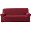 Estoralis Zebra Textil Betina Copridivano Elasticizzato, Tela, Rosso, 2 Posti