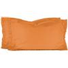 Morbidissimi Coppia federe per guanciale Rouches W303 Arancione