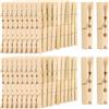 YOUNTHYE 400 Mollette in Legno Non Trattate da 6 cm - Mini Mollette Sostenibili per Biancheria, Foto, Arte, Artigianato