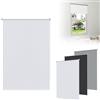 ACXIN Tenda a rullo oscurante Klemmfix senza fori, 110 x 210 cm, tenda avvolgibile termica per finestre, tenda avvolgibile per finestre e porte, protezione solare (bianco)