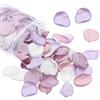 PATIKIL Petali di Rosa di Seta, Confezione da 300 Petali di Fiori Artificiali Cestino di Fiori Finti per Decorazioni Matrimoniali Cena Tavolo Corridoio, Lilla/Rosa/Bianco Crema