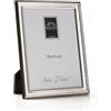 ARTÉ 20x30 (A4) Cornice per foto, Made in Italy, elegante placcata in argento, Silver Plated antiossidante, Fascia 1,5 cm, Bellissima cornice in Silver Plated con retro in legno mogano E134/20x30