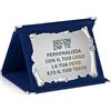 SECONDOTE Targa Personalizzata con Foto, Testo e Logo 20x15 cm