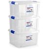PlasticForte Plastic Forte Confezione da 3 scatole n. 1, Confezione da 3, 16 Litri