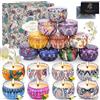 NAILAO Set di 18 candele profumate per donne, per aromaterapia, per Natale, per compleanno, San Valentino, festa della mamma, giardino, bagno, yoga