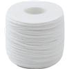 EUGENEKELLY 61 m Bianco intrecciato Can-dle Wick Roll,Thick Rope Can-dle Wicks con 32 azioni di design, rotondo, ecologico, senza fumo, portatile, per lampada a olio, olio di candela
