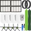 EATBALE Kit di Accessori Ricambi per iRobot Roomba S9 (9150) Plus S9+ (9550) S Serie Robot aspirapolvere, 1 Set di spazzole in Gomma, 4 spazzole Laterali, 4 filtri, 4 Sacchetti, 2 Pneumatici