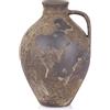 QIANLING Vaso rustico in ceramica con manico, grande vaso vintage in terracotta per decorazione domestica, stile fattoria, tavolo da pranzo, mensola e centrotavola