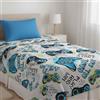 HABITA 33 HOME Piumino letto singolo 175x280 cm - Copriletto, Trapunta singola con stampa digitale - Piumoni singoli versatili e morbidi - Trapunta letto singolo ideale per cameretta Made in Italy (GAME)