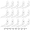 PATIKIL 3,5mm Lampada Paralume Clip per Soffitto Lampade, 15 Coppia Luce Paralume Fisso Fibbia Luce Apparecchio Accessori Bianco
