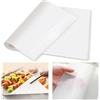 zorvixal 100 Fogli di Carta Cerata per Alimenti,32×22cm Carta per Formaggi Oleata