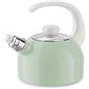 Riess, 0543-118, caldaia a flauto Plus, Classic verde NIL, capacità 2 litri, triplo smaltato, smaltato, verde, induzione