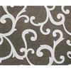 Russo Tessuti Tappeto Passatoia Corsia Antiscivolo Cucina Ghirigori Beige Rosso Grigio-Fango-50x280